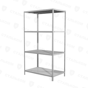 Стеллаж MS Standart 1600х1000х500, 4 полки